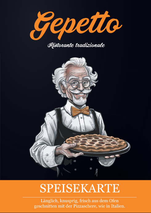 Vorschau der Speisekarte